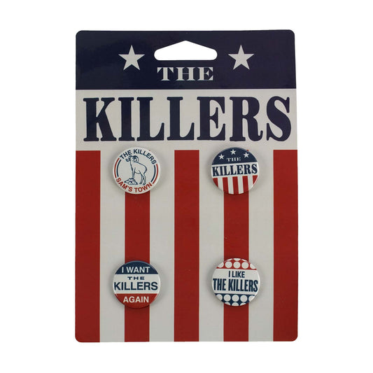 Killers Button Set Collector Items Front