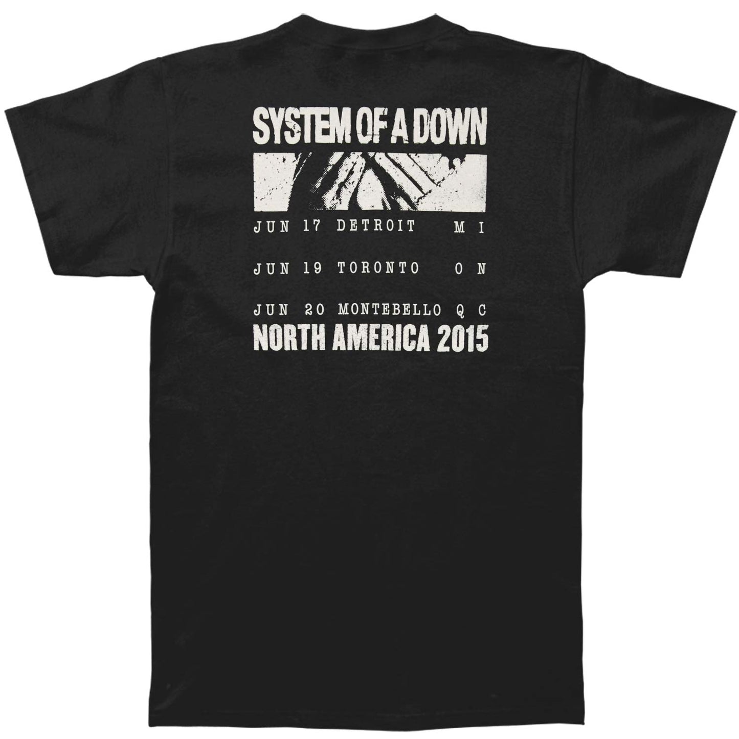 System Of A Down See No Evil 2015 North America Tour T-shirt