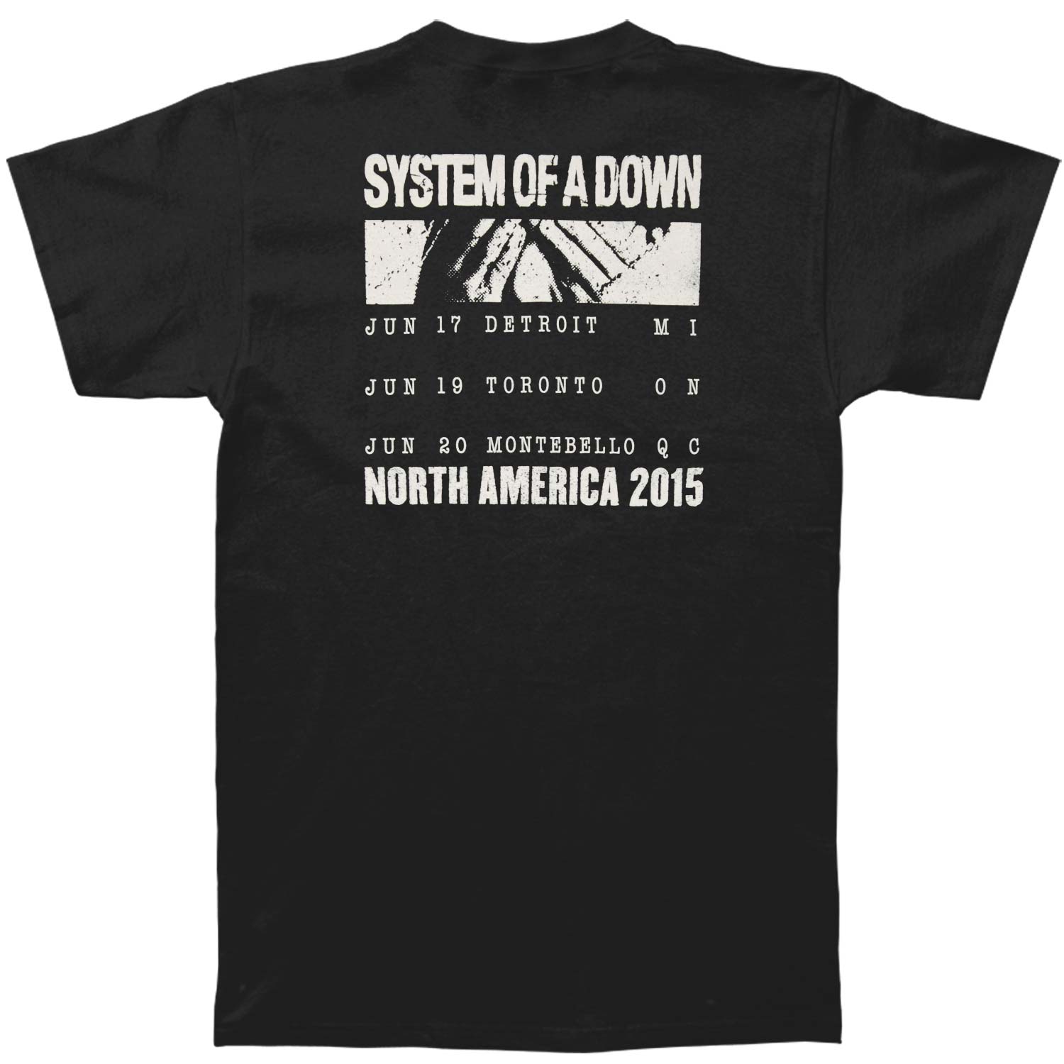 System Of A Down See No Evil 2015 North America Tour T-shirt