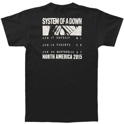 System Of A Down See No Evil 2015 North America Tour T-shirt
