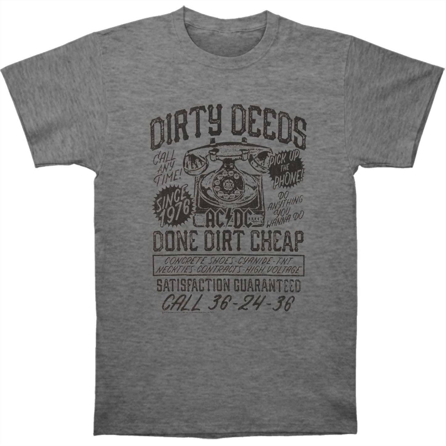AC/DC D4c T-shirt Front