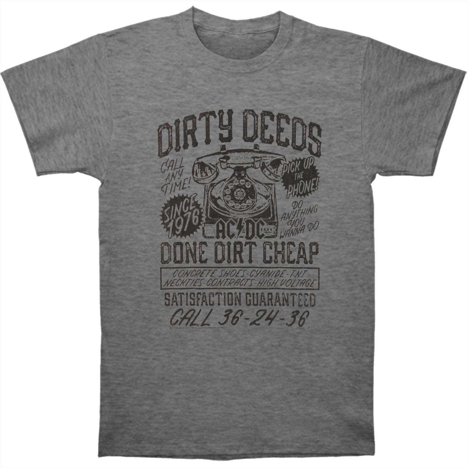 AC/DC D4c T-shirt Front