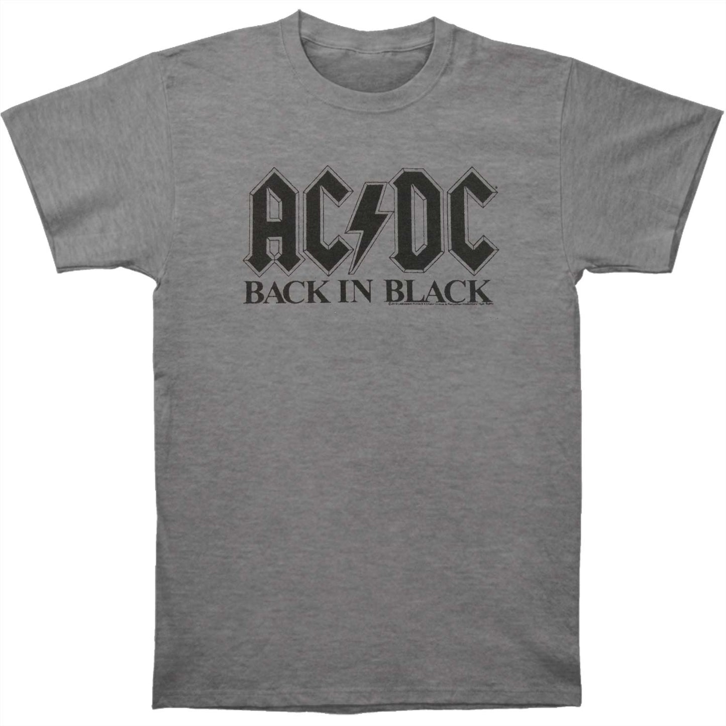 AC/DC Bib In Black Kids Childrens T-shirt Front