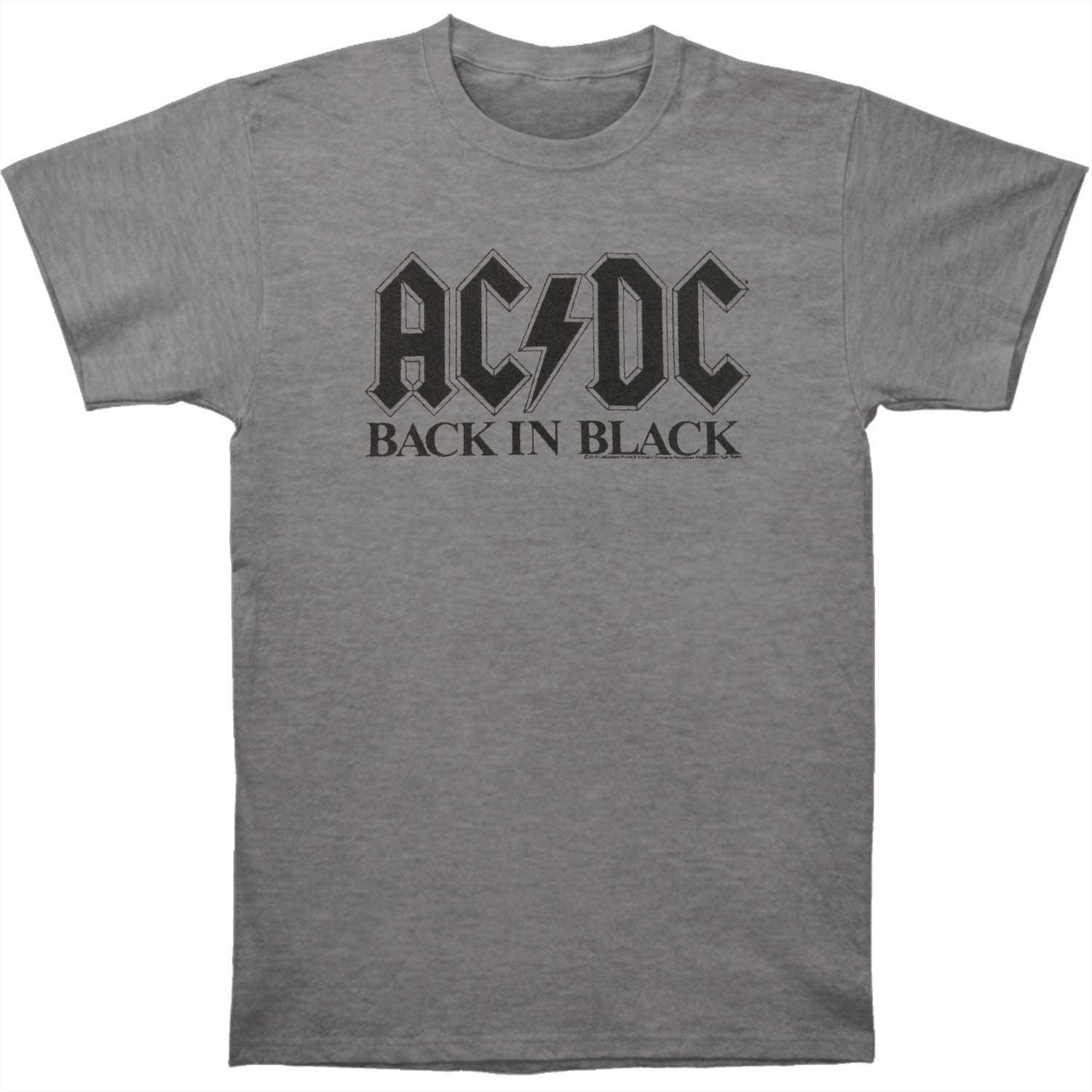 AC/DC Bib In Black Kids Childrens T-shirt Front