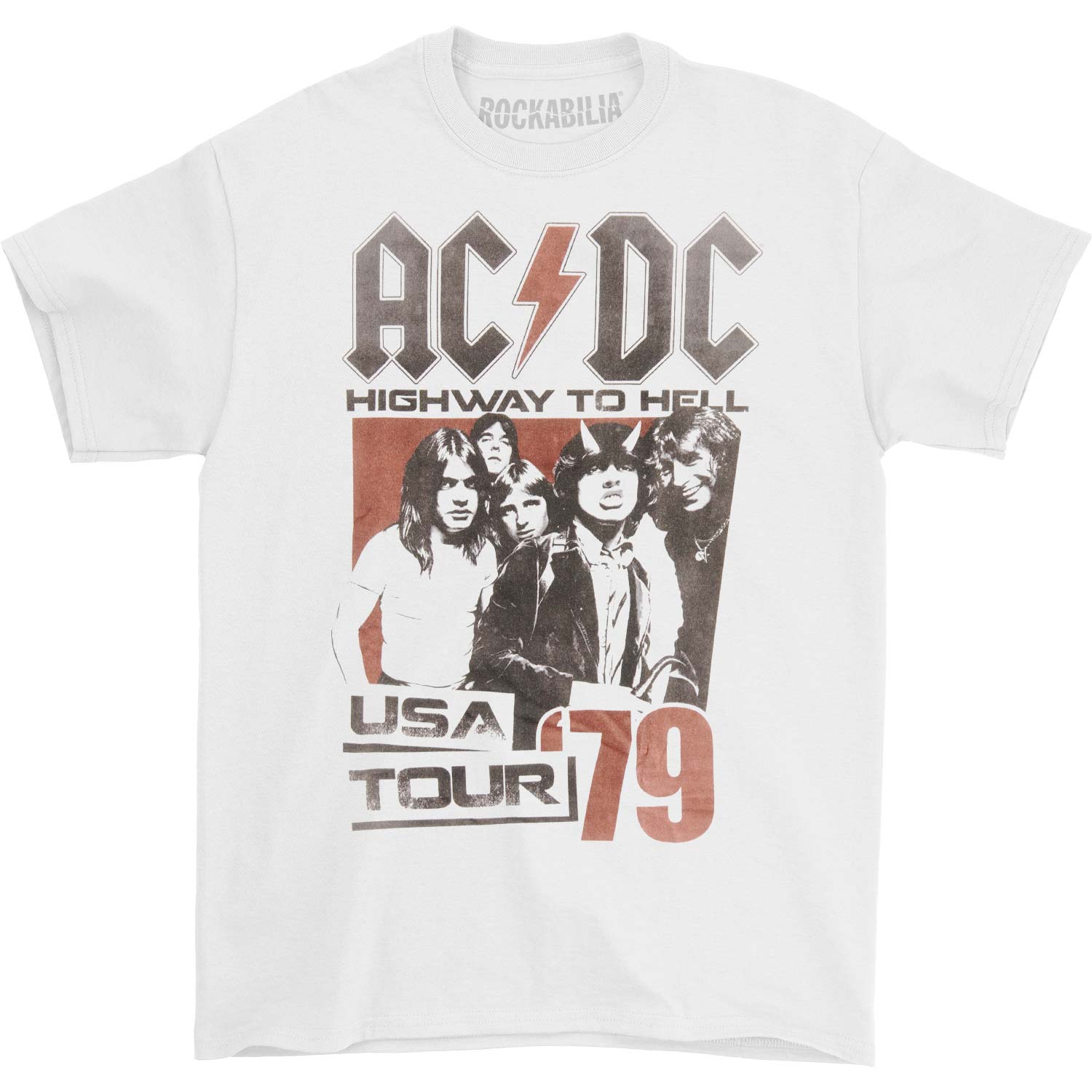 AC/DC Hth Tour 79 T-shirt Front