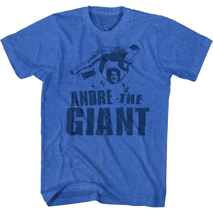 Andre The Giant Andre Blue T-shirt