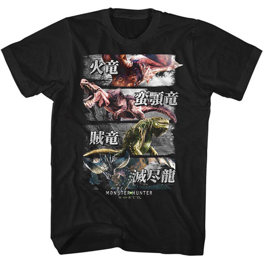 4 Monsters T-shirt