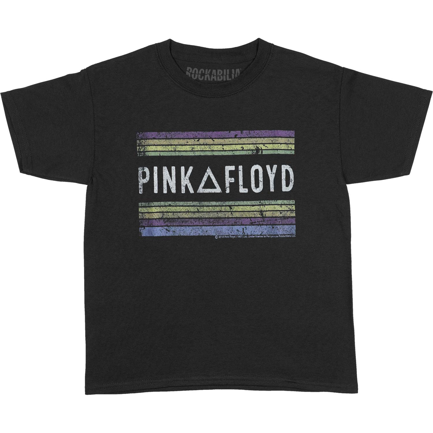 Pink Floyd Rainbows Kids Childrens T-shirt Front