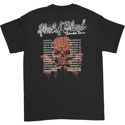 Poison Flesh & Blood World Tour T-shirt Back