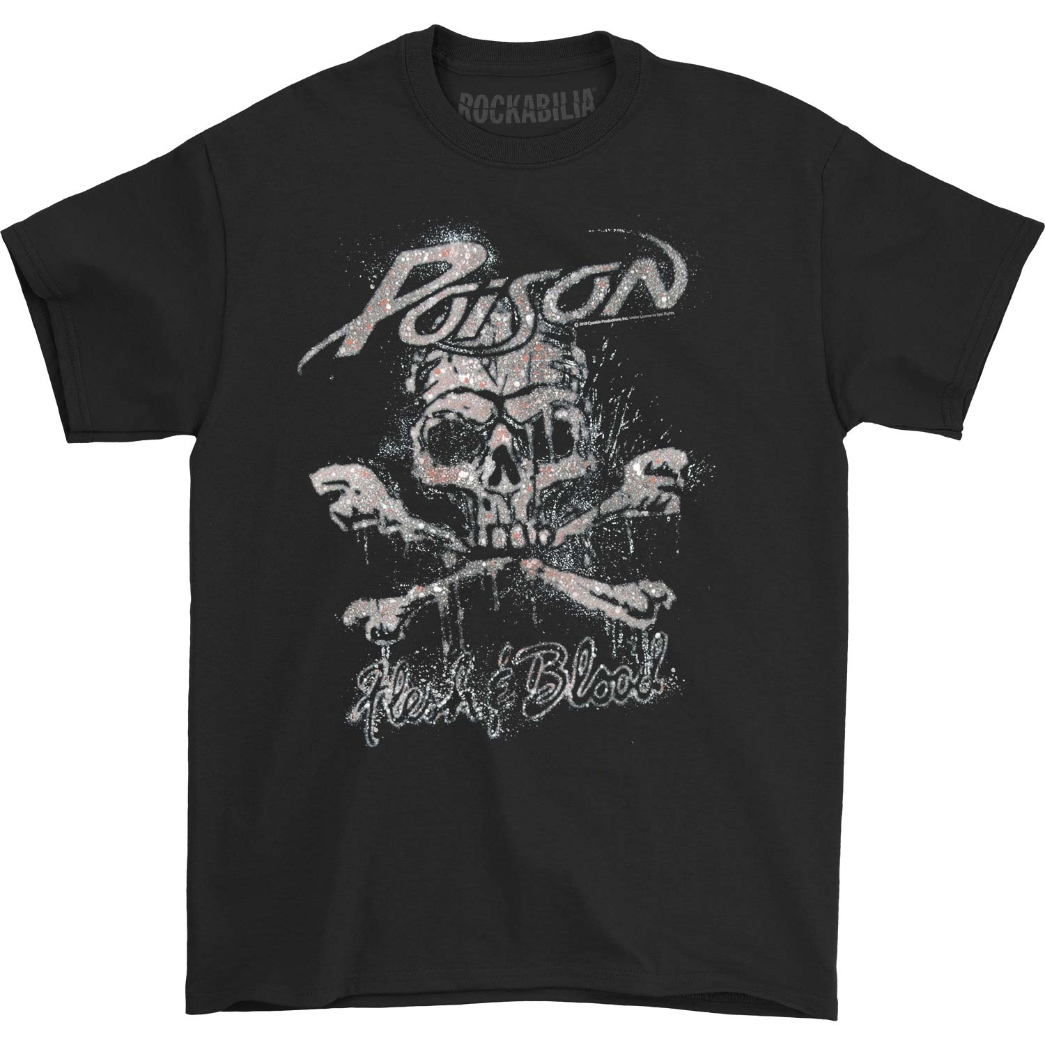 Poison Flesh & Blood World Tour T-shirt Front