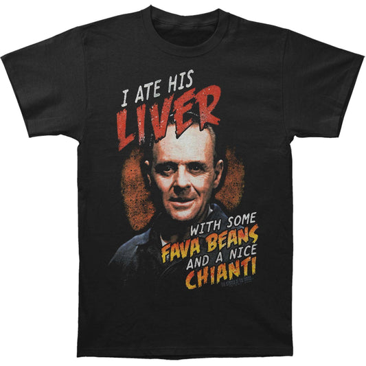 Silence Of The Lambs Fava Beans And Chianti T-shirt