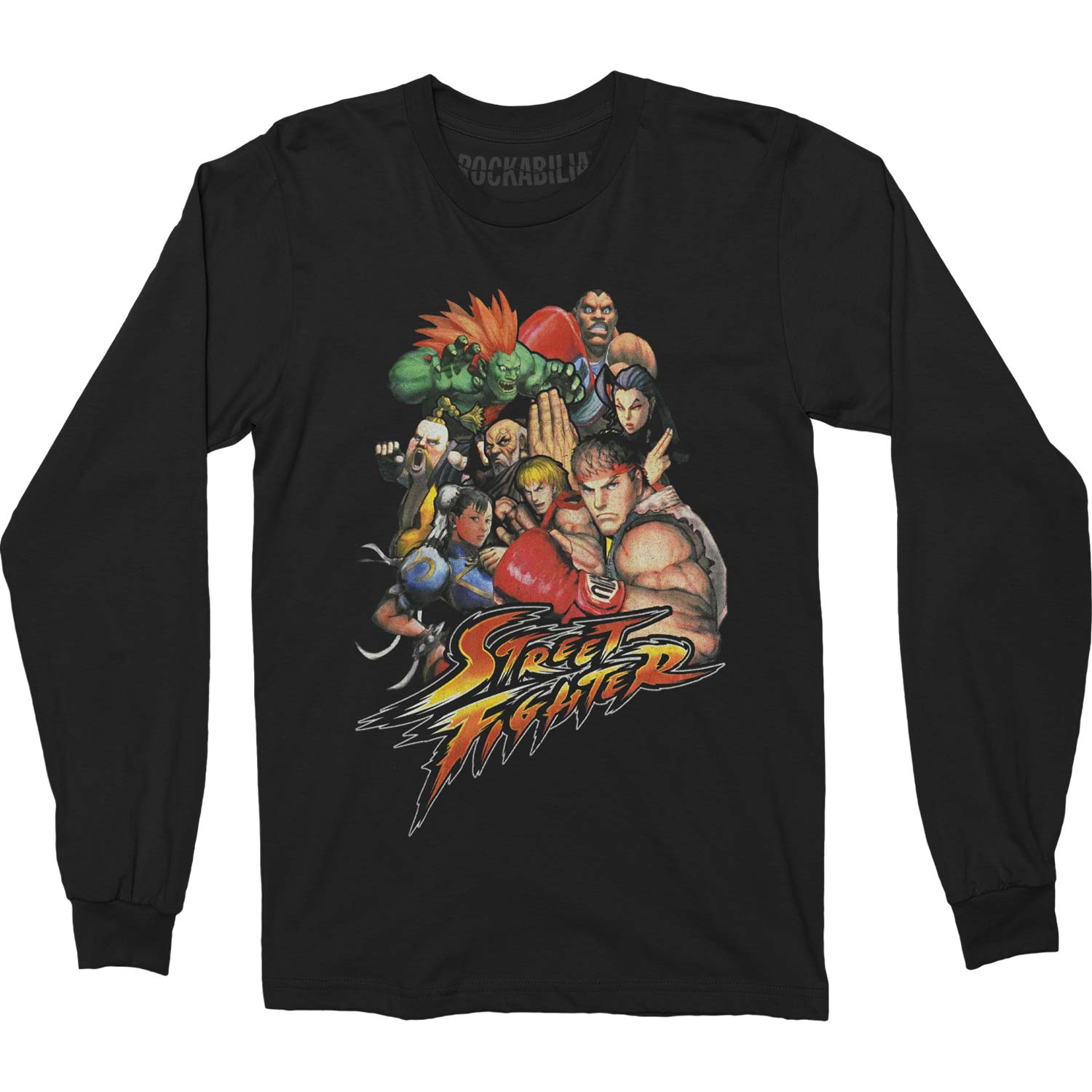 Street Fighter Stftr Long Sleeve Front
