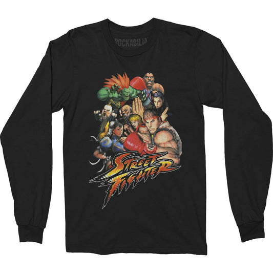 Street Fighter Stftr Long Sleeve Front