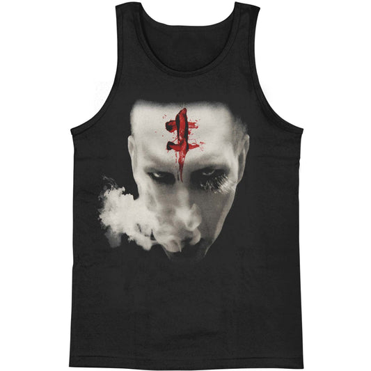 Marilyn Manson Bloody Mark Mens Tank Front