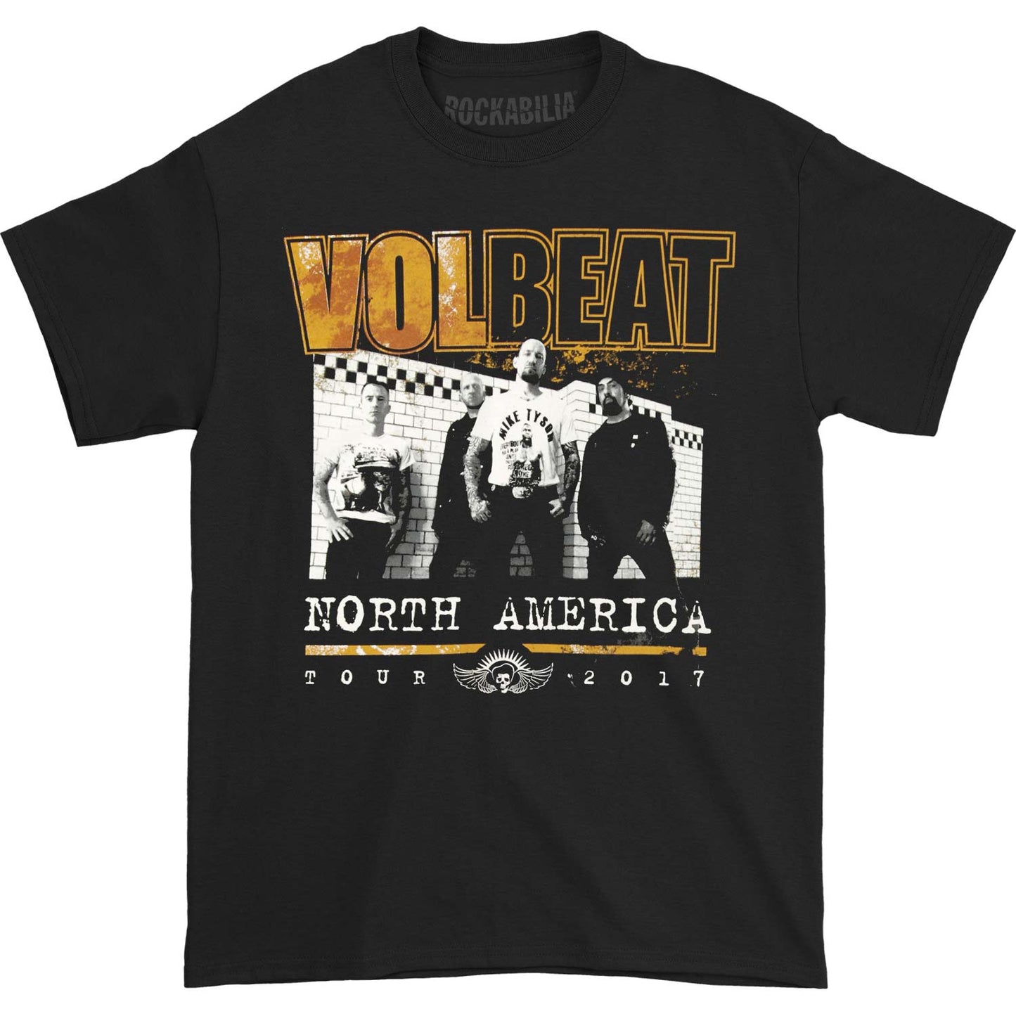 Volbeat Band Photo 2017 Tour T-shirt Front