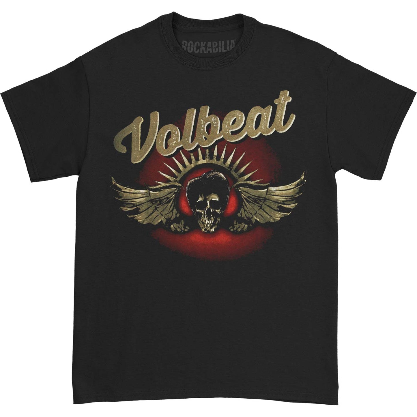 Volbeat Dark Skull Wings T-shirt Front