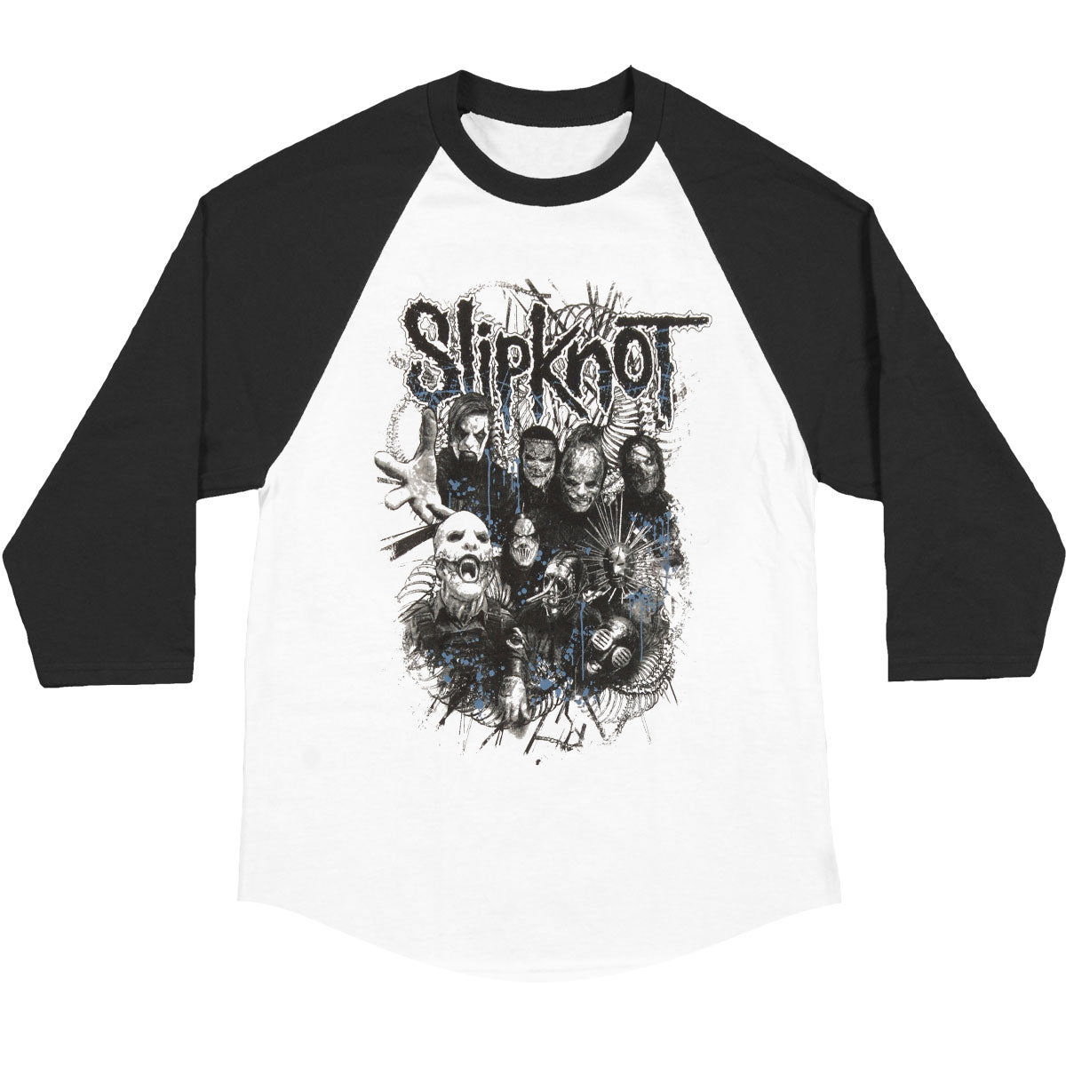 Slipknot Snake Bones Baseball Jersey Front