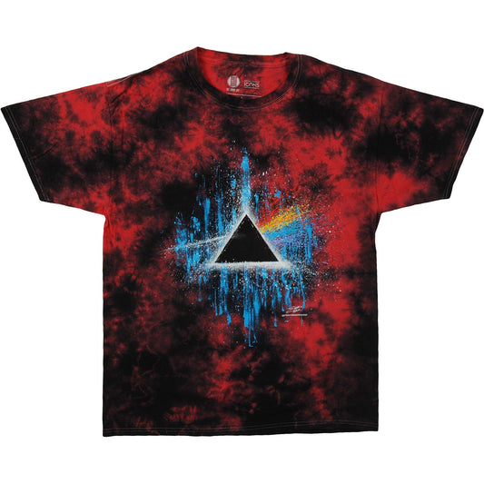Pink Floyd Stephen Fishwick Garment "Dark Side of the Moon" Tie Dye T-shirt Front
