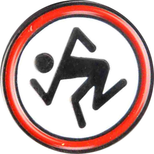 D.R.I. Skanking Man Logo Enamel Pin Pewter Pin Badge