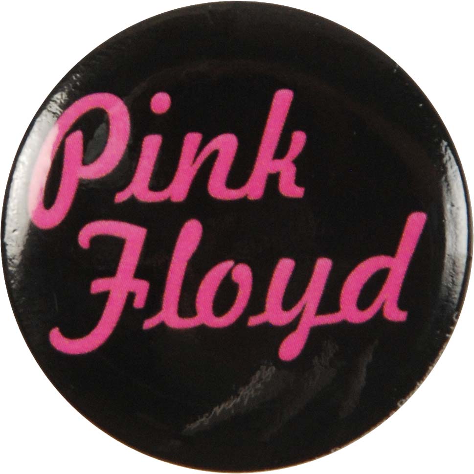 Pink Floyd Pink Logo Button Front