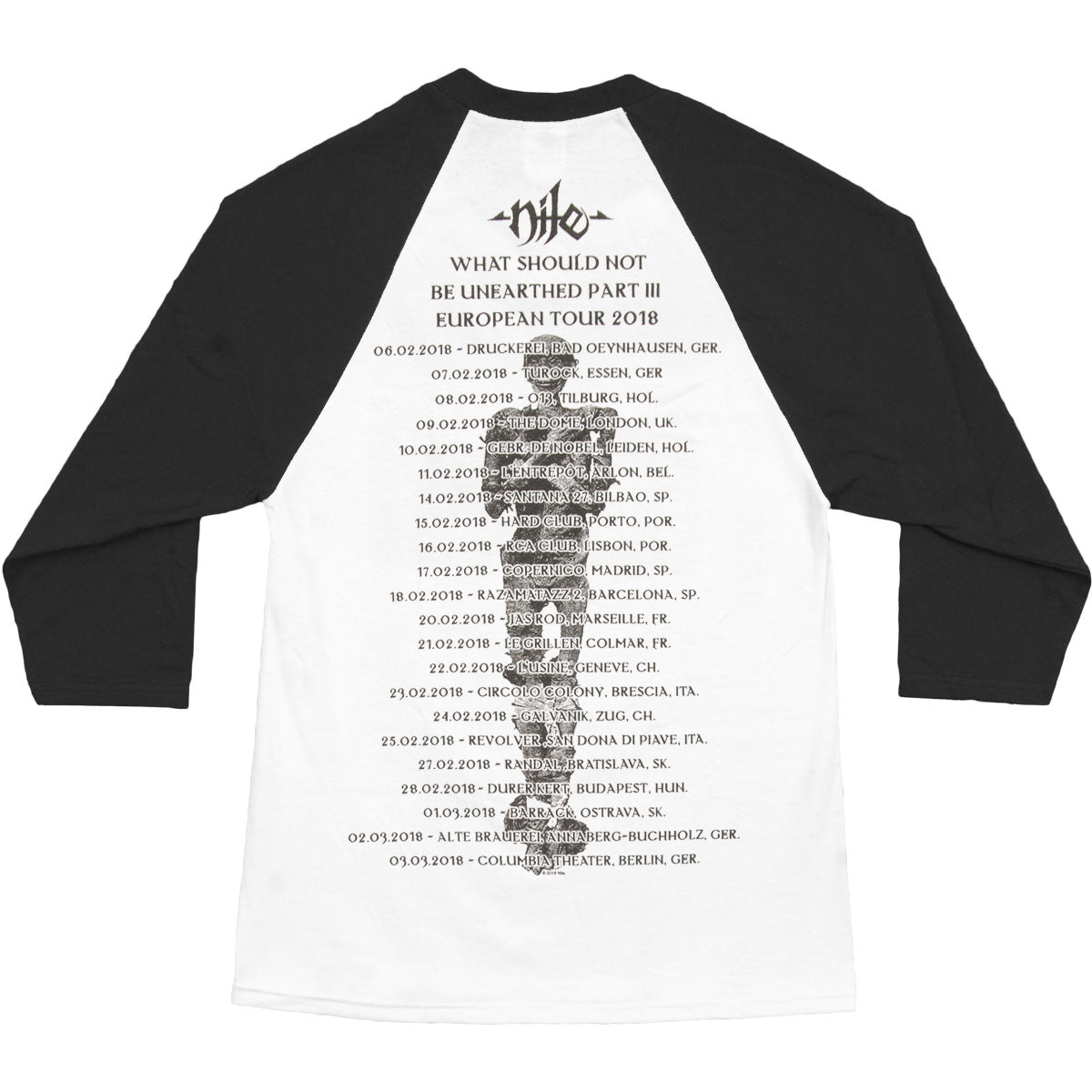 Nile Scarab Baseball Jersey Back