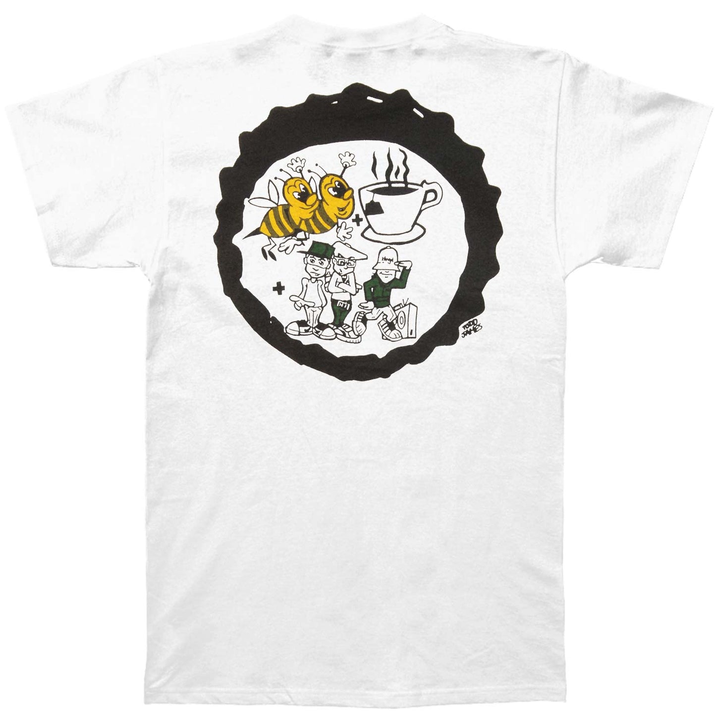 Beastie Boys Bees Tea Tee T-shirt Back