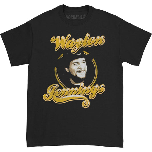 Waylon Jennings Head Shot Tee T-shirt Front