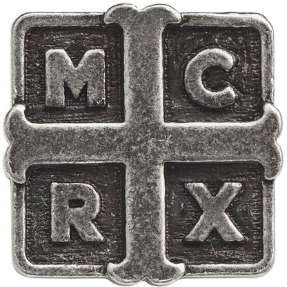 My Chemical Romance Cross Pewter Pin Badge Front