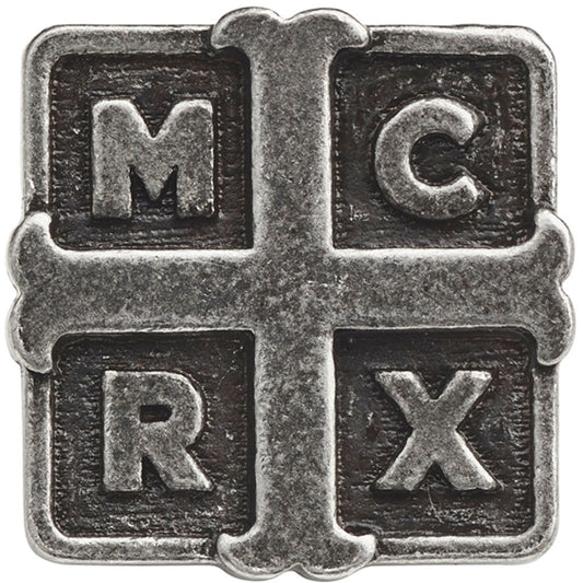 My Chemical Romance Cross Pewter Pin Badge Front