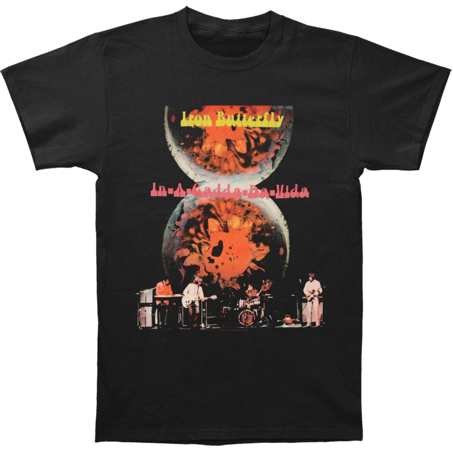 Iron Butterfly In-A-Gadda-Da-Vida T-shirt Front