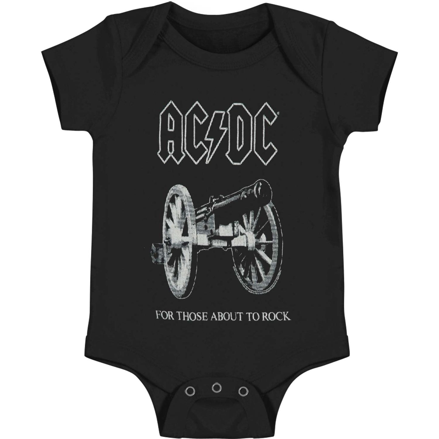 AC/DC About To Rock Kids Bodysuit Front