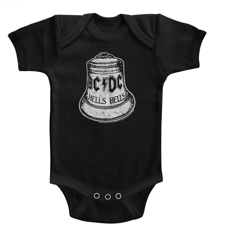AC/DC Hells Bells Kids Bodysuit Front