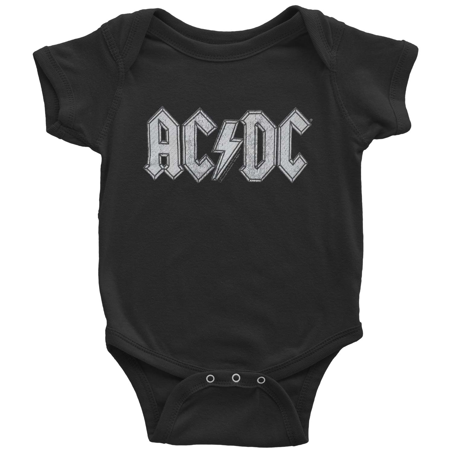 AC/DC Noise Pollution Kids Bodysuit Front