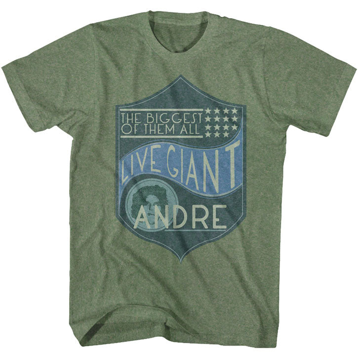 Andre The Giant Biggest Of Them All T-shirt Front