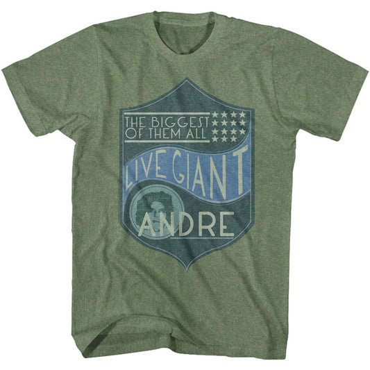 Andre The Giant Biggest Of Them All T-shirt Front