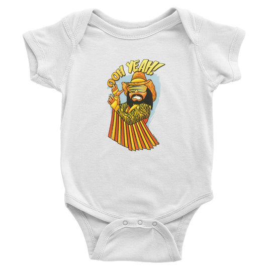 Macho Man Baby Oh Kids Bodysuit Front