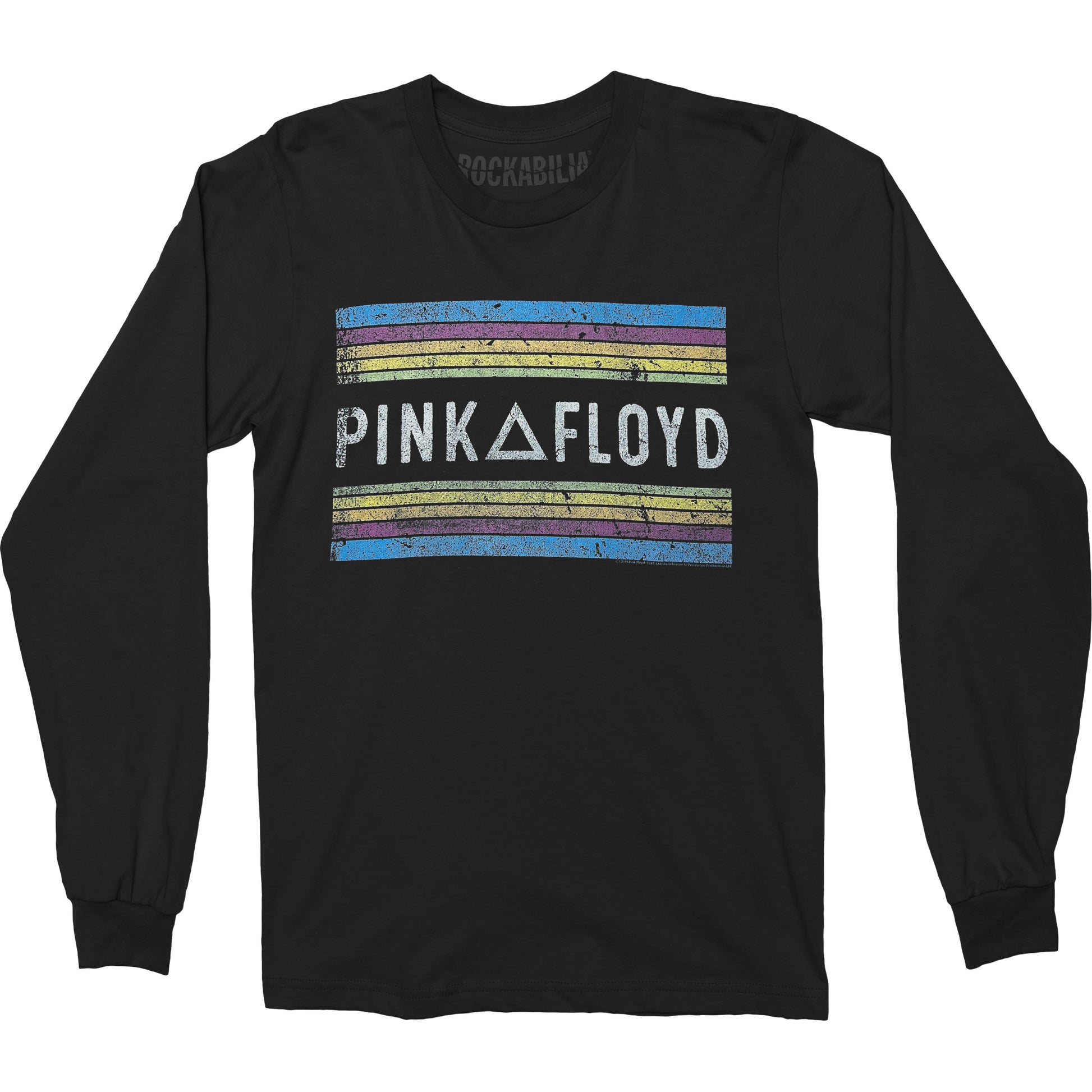 Pink Floyd Rainbows Long Sleeve Front