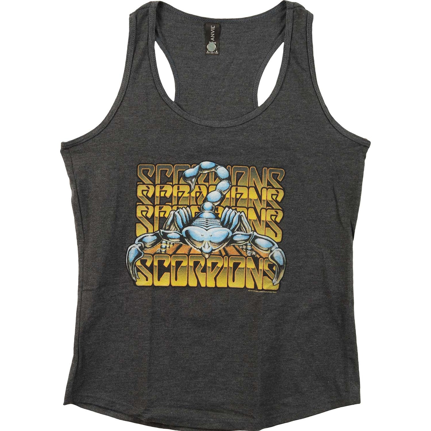 Scorpions Metallic Logos Junior Top Front
