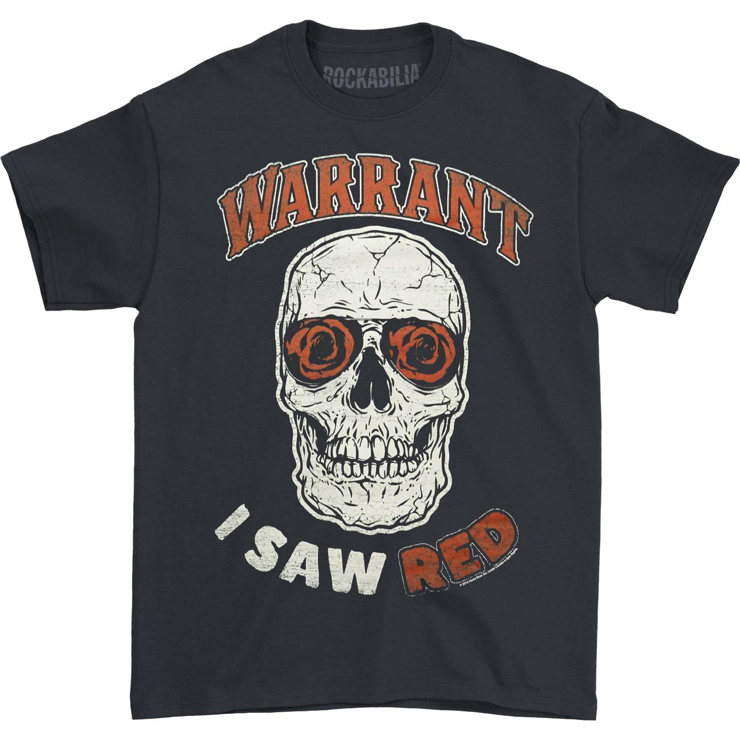 Warrant Saw Red T-shirt Front