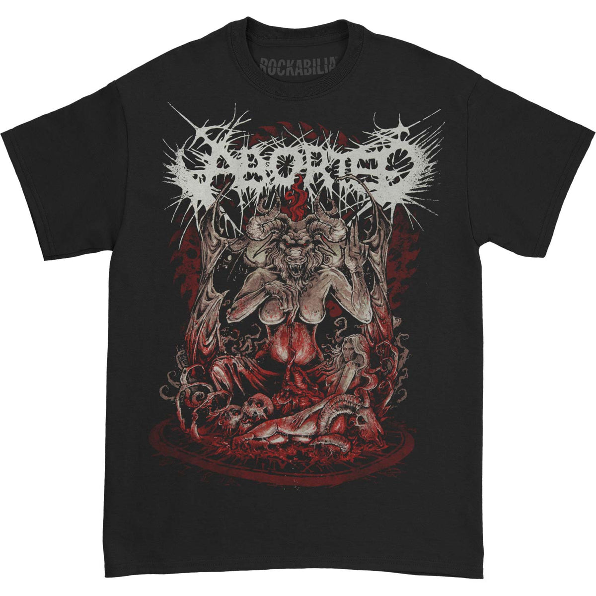 Aborted Baphomet T-shirt Front