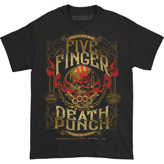Five Finger Death Punch 100 Proof T-shirt Front