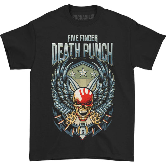 Five Finger Death Punch Wing Shield T-shirt Front