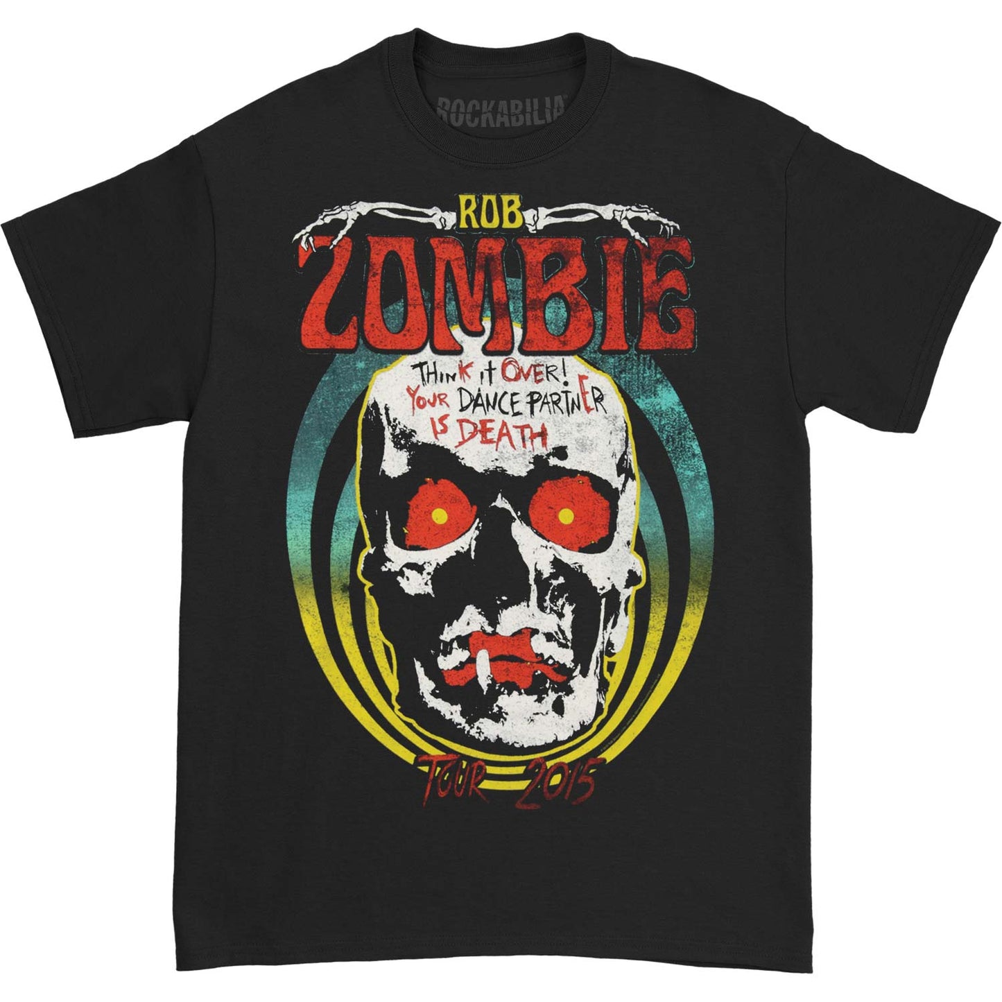 Rob Zombie Think It Over Tour 2015 T-shirt
