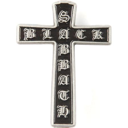 Cross Pewter Pin Badge