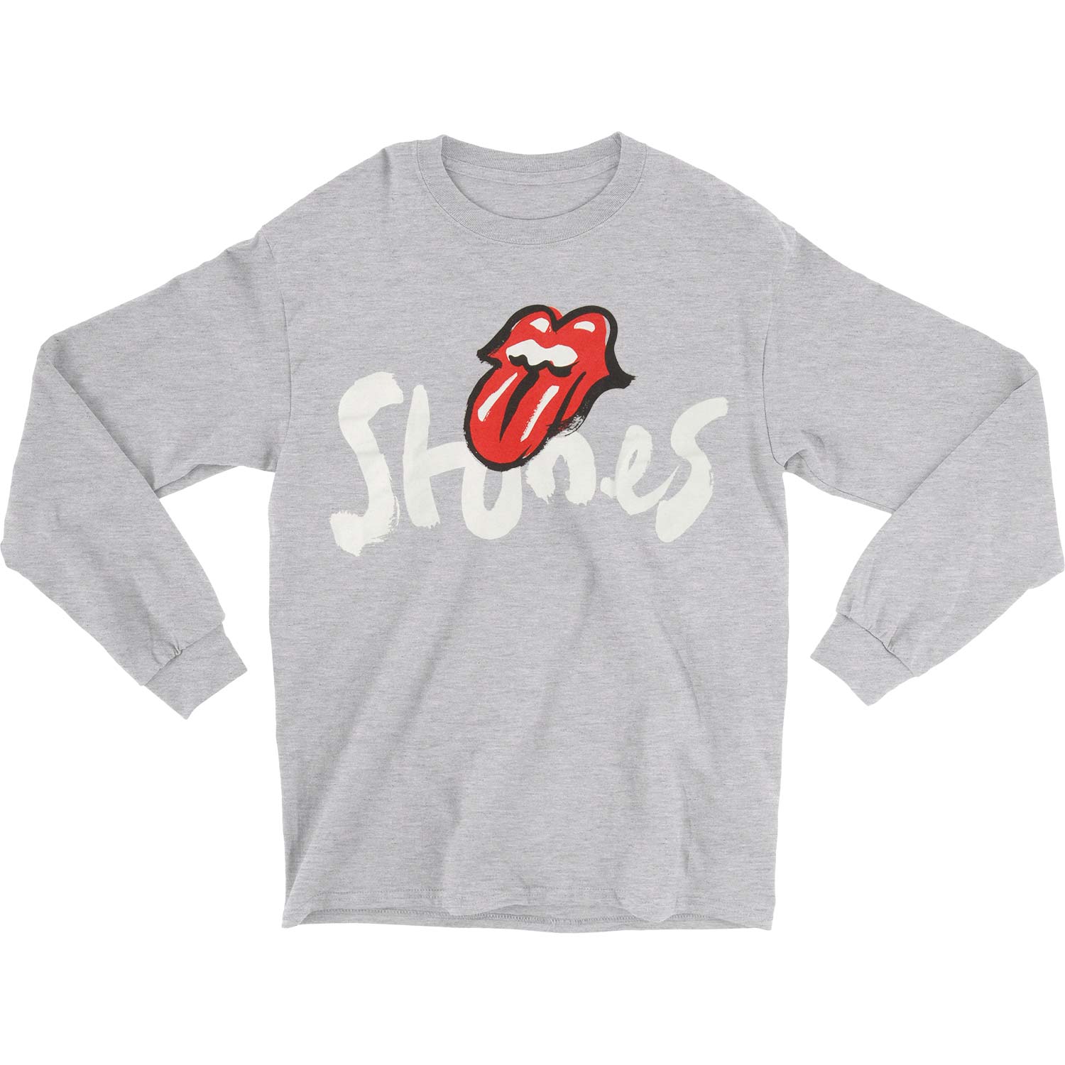 Brush Stroke Stones LS Tee Athletic Grey Long Sleeve