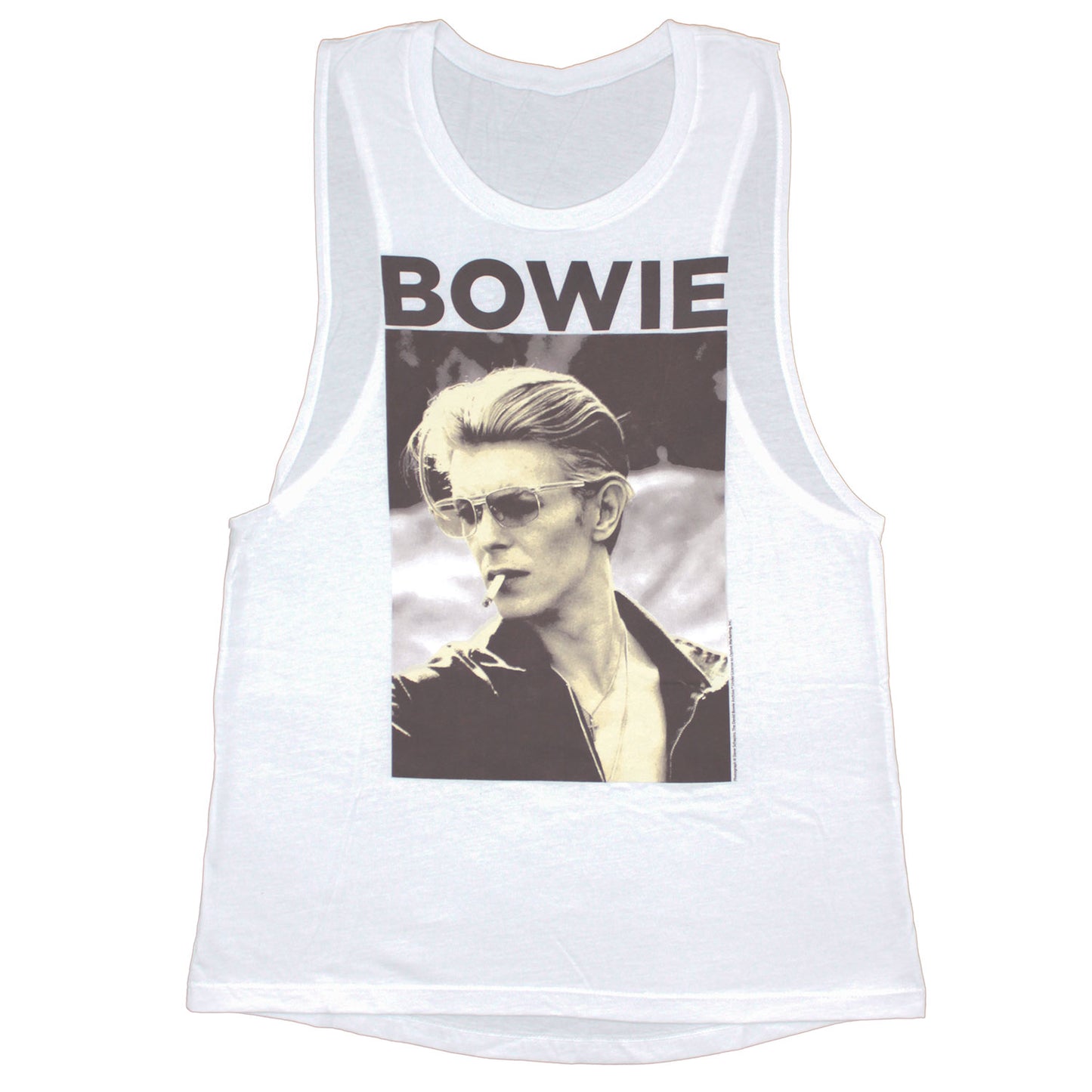 Smoking Photo Racerback Womens Tank