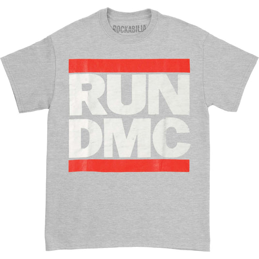 Run DMC Logo Grey T T-shirt Front