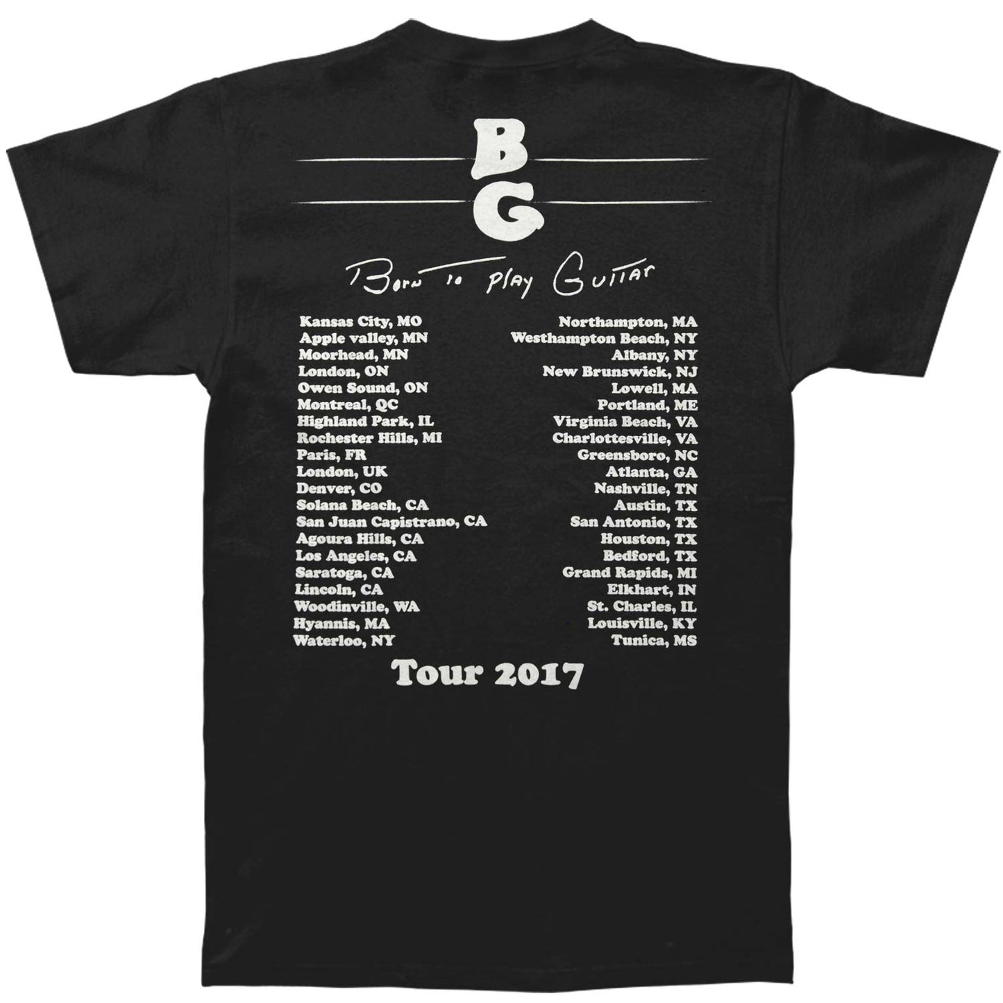 Buddy Guy Two Fisted 2017 Tour (Only Three 3X Available) T-shirt