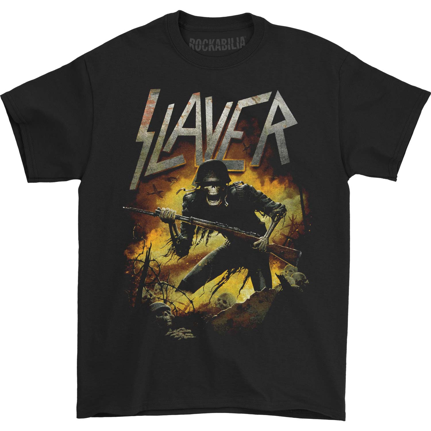 Slayer TOUR 2015 Tシャツ Mサイズ Official Slayer War 2015 Tour T-shirt | Rockabilia
