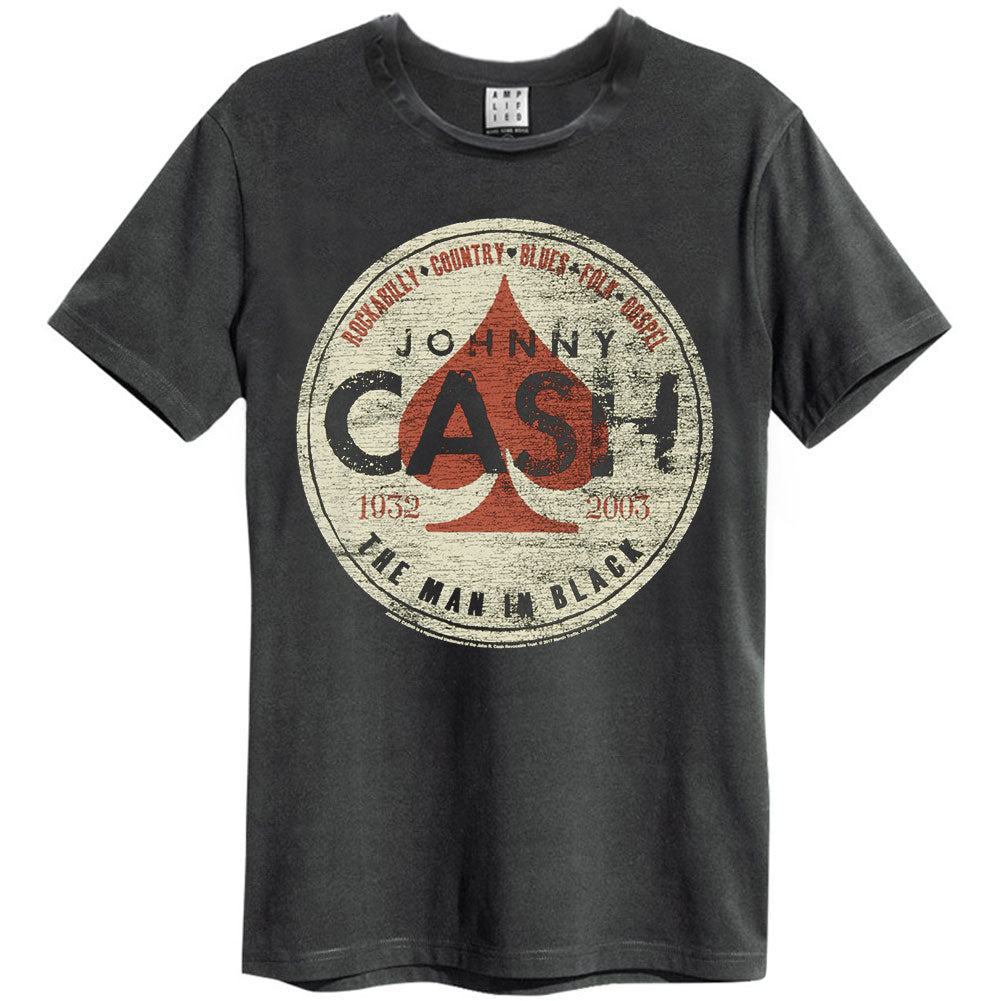 Johnny Cash The Man In Black Vintage T-shirt Front